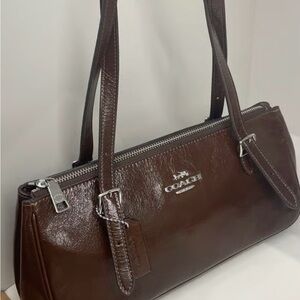 Coach Asher Shoulder Bag- Maple/ Silver